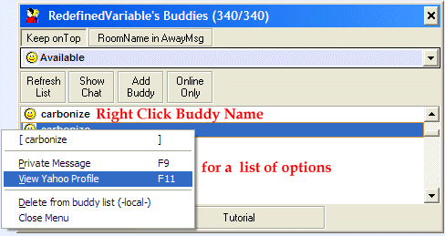 Basic Level Buddy Options